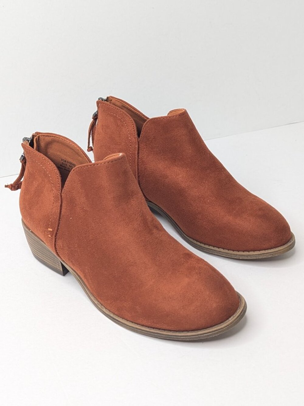 Journee Collection Livvy Booties Clay Womens 6 Wide